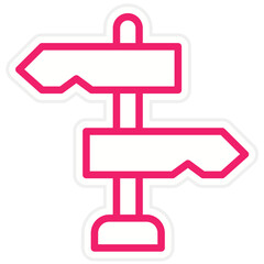 Vector Design Signboard Icon Style