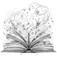 Creative Doodle Illustrations of Education and Learning Concepts.