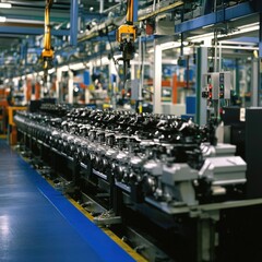 A drone shot of a natural gas field with flaring stacks and extraction equipment.