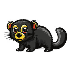 Obraz premium Binturong cartoon 
