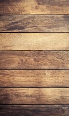 Obraz premium Close-up view of natural wooden planks arranged in a seamless pattern, showcasing rich textures and colors