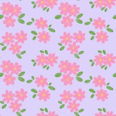 seamless pattern with Daisy 