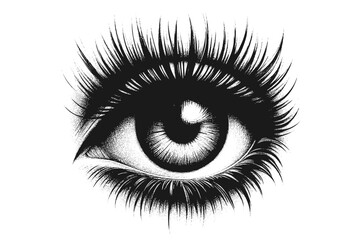 Generative AI: eye (Vector Pen Drawing)