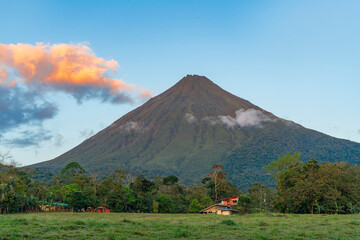  landscape of morning Arenal volcano in Costa Rica  © nd700