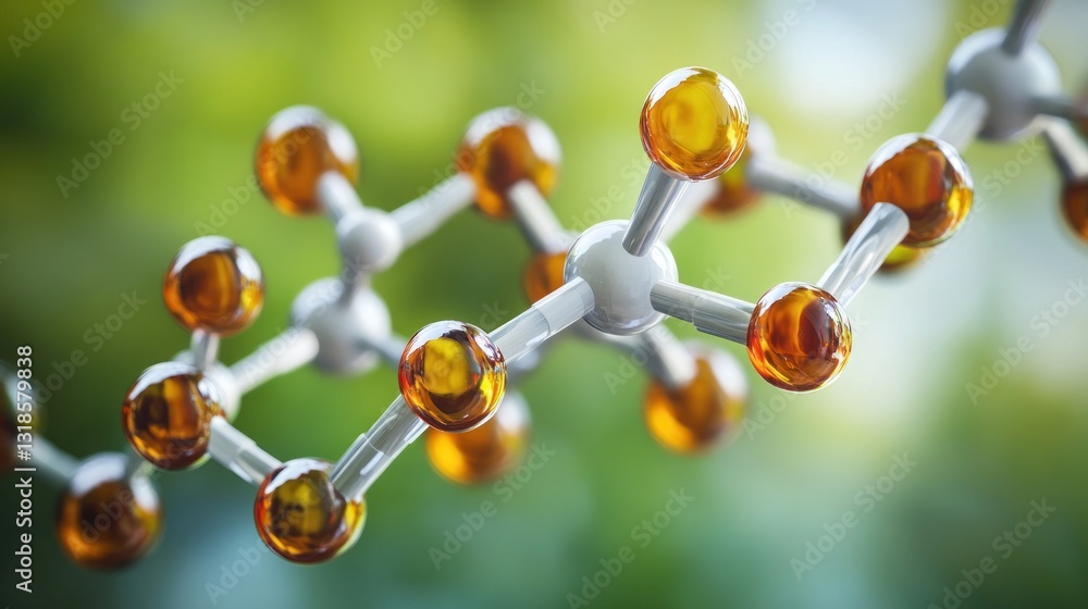 Poster molecular structure in natural setting