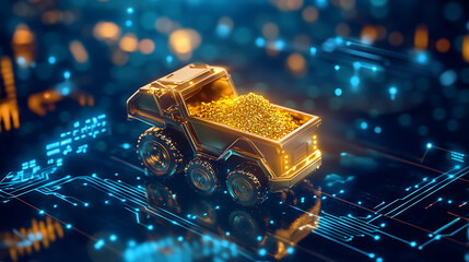 Gold investment and background image showing gold.