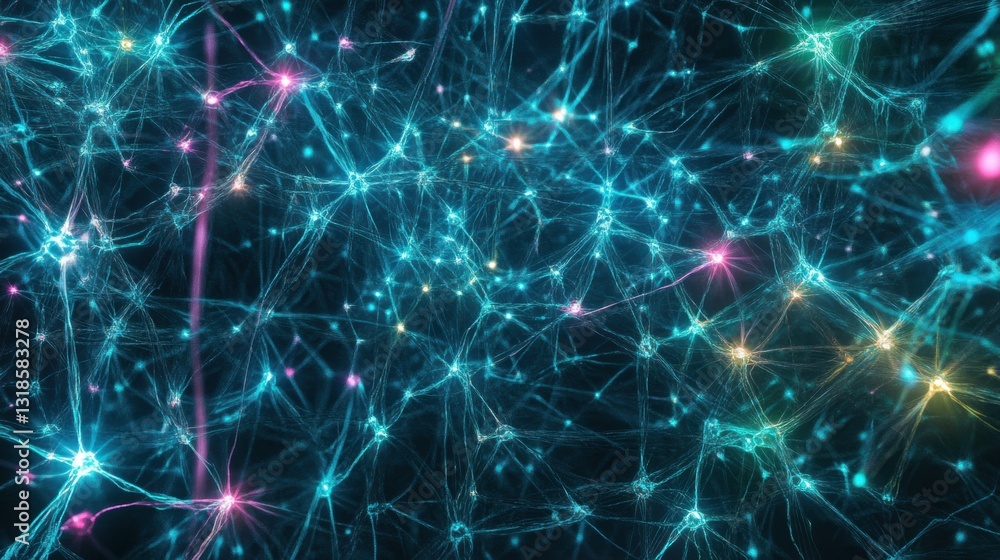Poster neural network connections in the brain