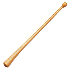 Orchestra Conductor Baton Close Up on transparent Background.