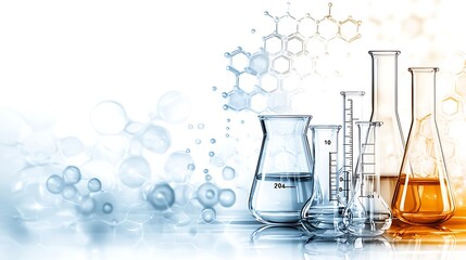Conducting experiments in a lab using beakers and flasks science environment chemistry viewpoint