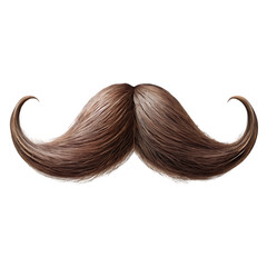 moustache long hair style