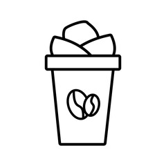 Coffee Culture icon set. Enjoying Coffee.