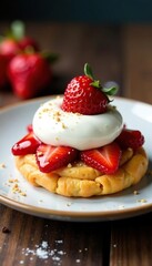 Creamy mascarpone cheese layered on top of ladyfingers, dessert, dessert plate