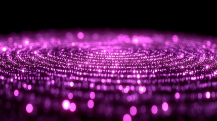 A seamless data visualization with dynamic floating numbers and glowing analytics.