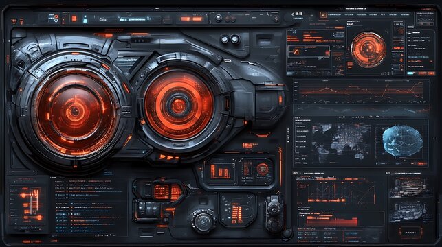 A seamless data visualization with soft glows on bar graphs and numerical animations.