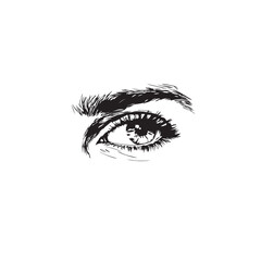 Fototapeta premium eye of the girl