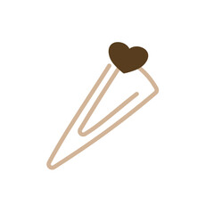 paperclip icon set. attached link file icon,