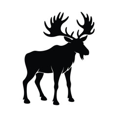 deer silhouette vector