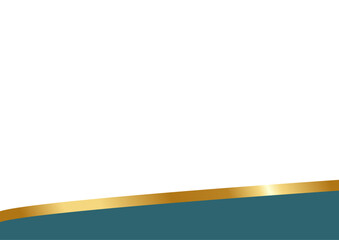 dark blue and Gold Letterhead Header Divider Template Set
