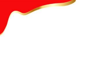  red and Gold Letterhead Header Divider Template Set