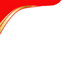  red and Gold Letterhead Header Divider Template Set