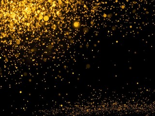 Golden Glitter Background