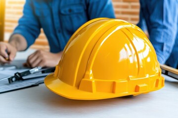 A repair team collaborates at a construction site, utilizing tools and materials while prioritizing safety and efficiency Generative AI
