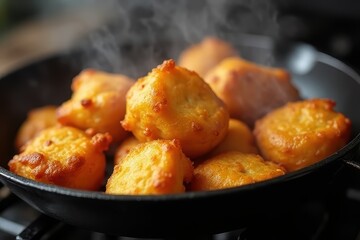 Delicious Southern Cuisine: A Tempting Shot of Hush Puppies