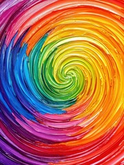 Fototapeta premium Colorful turbulence watercolor swirl background artistic design vivid environment abstract viewpoint