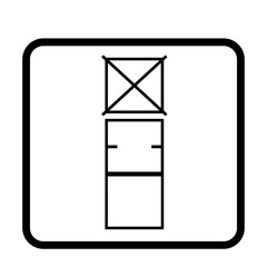 Packaging Symbols. Fragile signs set.