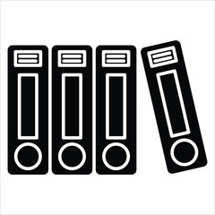 Binders  Icon Element For Design