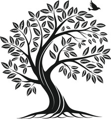Obraz premium Tree silhouette