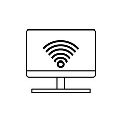 technology and business line icons
