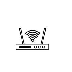 technology and business line icons
