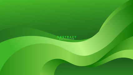Abstract green background. Simple and modern gradient concept. Vector illustration