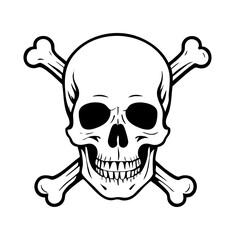 Skull and Crossbones Vector Bundle – Vintage and Gothic Tattoo Illustrations