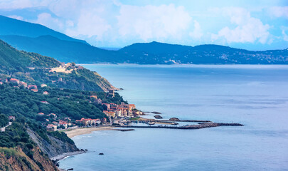 Marina di Pisciotta village, by Cilento Coast, Italy