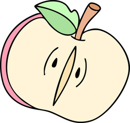 Cute apple	
