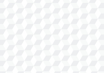 3D cube pattern white background. Vector illustration