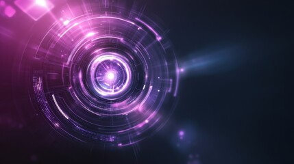 Fototapeta premium Futuristic luxury background featuring a powerful high tech aesthetic with a glowing aura