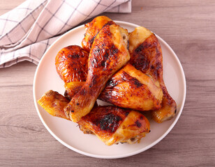 Roast chicken drumsticks