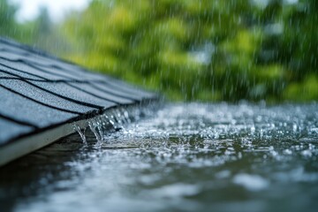 Water leaking from a rooftop into an attic, a stark reminder of the risks of water damage and the importance of maintenance.