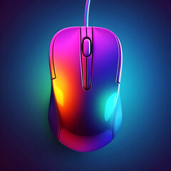 Computer Mouse Icon Chromatic Navigator
