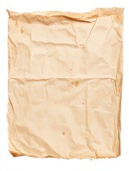 Tattered Single Sandwich Wrapper with Stains and Creases