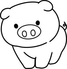 doodle pig