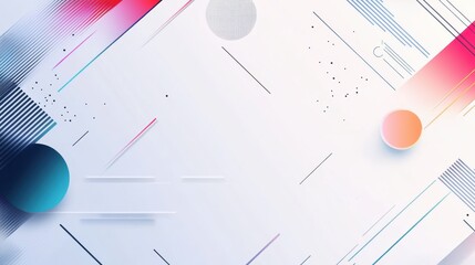 Abstract geometric design with vibrant colors.