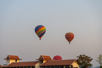 hot air balloons