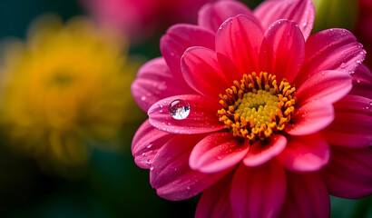 Obraz premium pink gerbera flower