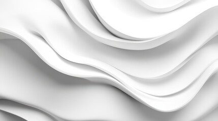 Obraz premium Abstract White Waves