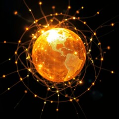 Obraz premium technological evolution, power of globe