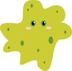 cute amoeba character